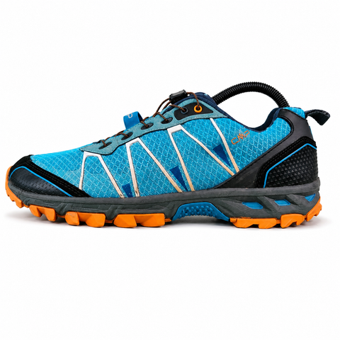 CMP Altak Men's Blue Trekking Shoes with Orange Inserts