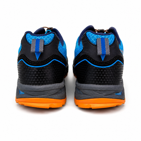CMP Altak Men's Blue Trekking Shoes with Orange Inserts